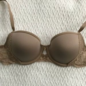 ThirdLove 24/7 Lace T-shirt Bra 32B Beige
